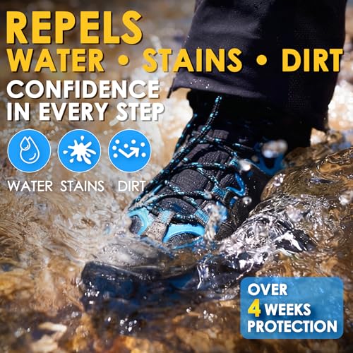 Tidybond Shoe Protector Spray 6.76 fl oz – Waterproof & Stain Repellent for Sneakers, Boots, Leather, Suede, Canvas & Fabric – Long-Lasting Shoe Waterproofing Spray by Tidybond - Image 3