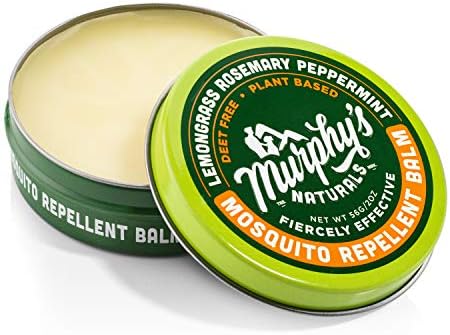Murphy's Naturals Mosquito Repellent Balm | Plant Based, All Natural Ingredients | DEET Free | Travel/Pocket Size | 2oz