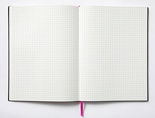 Minimalism Art, Classic Soft Cover Notebook Journal, Large Size, Composition B5 7.6" X 10", 176 Pages, Premium Thick Paper 100Gsm, Fine Pu Leather, Ribbon Bookmark, San Francisco (Squared, Black) #TOP3