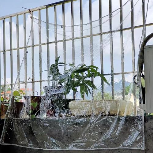 Bâche transparente anti-gel pour protéger vos plantes de serre et votre balcon - 8