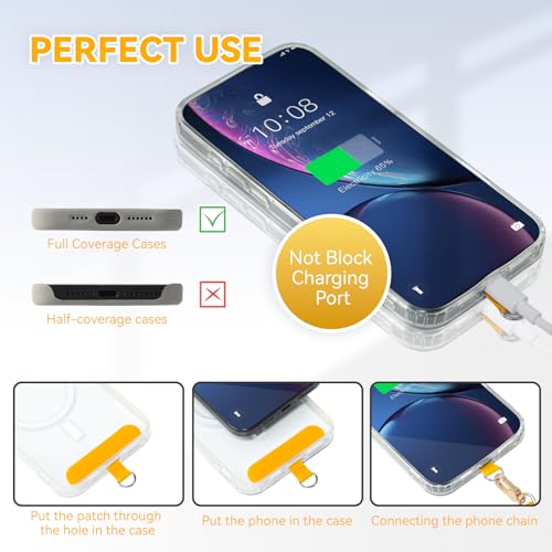 Image of VVAAGG Cell Phone Lanyard for iPhone: Crossbody Phone Strap Adjustable Neck Wrist Strap Anti Theft Long Lanyard Travel Essential for Women Most iPhone and Android Smartphones