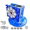 NMRV30 Right Angle Worm Gearbox Speed Reducer Ratio 201, NMRV030 Reversible Worm Gear Reducer Input Shaft Bore 11mm