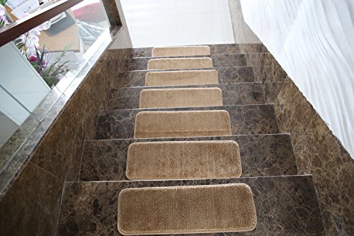 Machine Washable Solid Design Non-Slip Rubberback 9