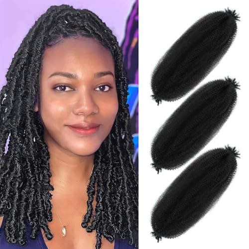 BLTYXT Marley Twist Hair Pre Separated Braiding Hair Soft Synthetic ...