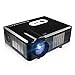 FastFox HD Projector Full Color 720P 3000 Lumens Analog TV Single LCD Panel LED Technology Multimedia Beamer Home Proyector for Theater Tablet Video Movie Bussiness