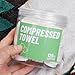 120 Pcs Mini Compressed Towels, Disposable Face Compressed Towel, Compressed Cotton Hand Wipe, Camping Towel, Portable Compressed Coin Tissue for Travel/Home/Outdoor Activities