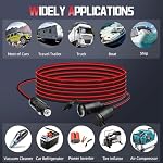 DC 12V/24V 1 to 2 Car Cigarette Lighter Splitter 3.3FT 16AWG 240W - Image 3