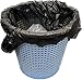 T-shirt Biodegradable Black Plastic Bag (120 ct.) Small Can Liners Thank You Grocery Shooping Size Doggy Poop Bags Compatible with Arm & Hammer Swivel Bin & Rake pooper scooper Multipurpose Bags