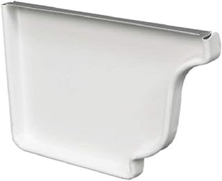 AMERIMAX HOME PRODUCTS 27005 5-Inch Aluminum Left End Cap, White
