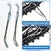 Ice Scratchers Kit Fit for All Reverse and Non-Reverse Gear Equipped Snowmobiles Also Replacement for Track Heights 2-1/2