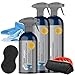 Produktbild detailmate Fahrzeug Innenreinigung Set: Koch Chemie Refresh Cockpit Care 0,5L + Multi Interior Cleaner 0,75L + Speed Glass Cleaner 0,75L - Applikationsschwamm - Gummibürste - Mikrofasertuch
