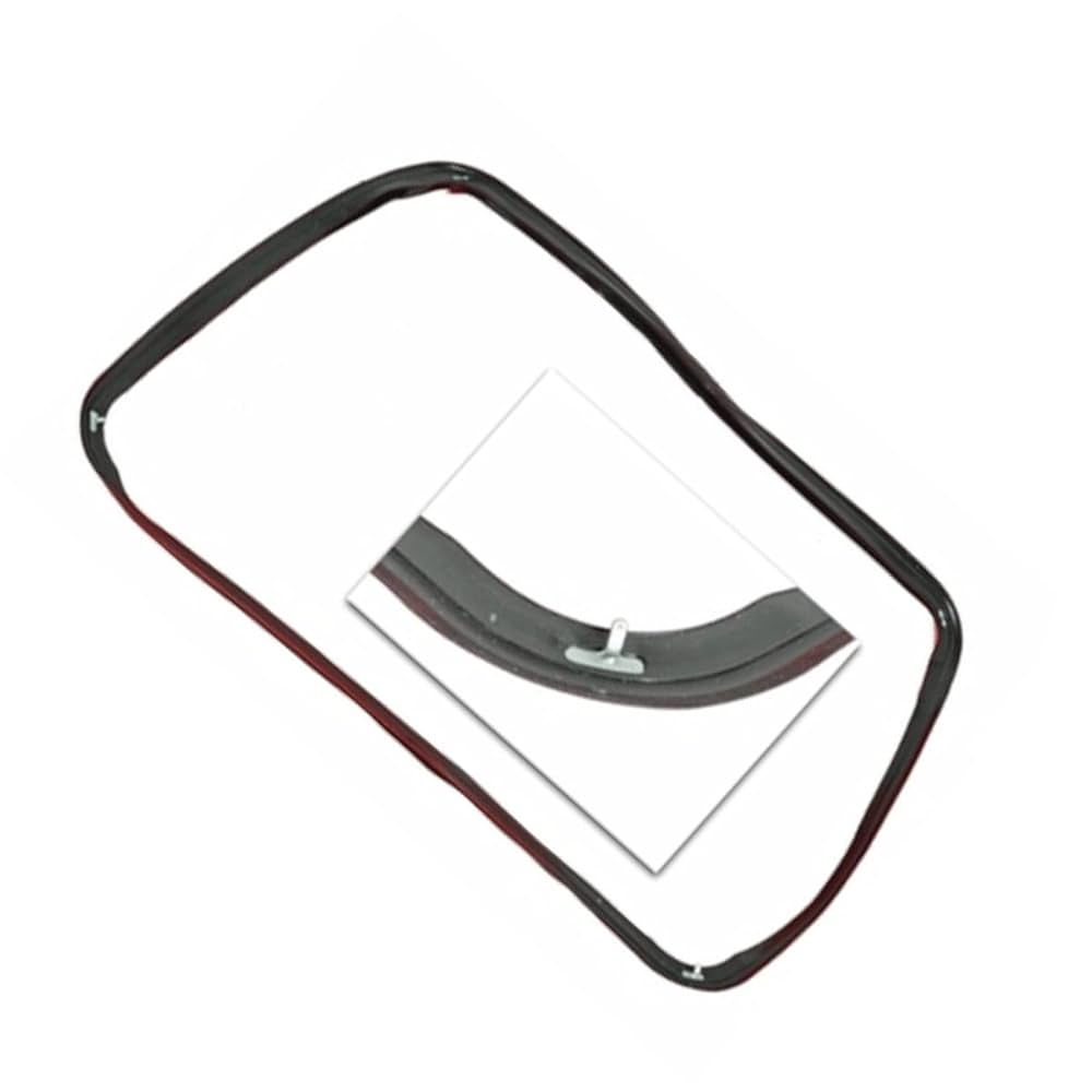 Door Seal Oven Cooker Rubber 4 Sided Gasket With Clips Universal Cut To Size