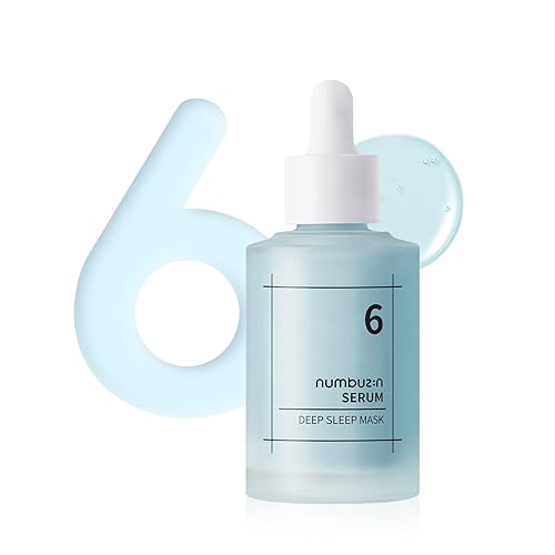 numbuzin No.6 Deep Sleep Mask Serum  Hidratación instantánea y duradera, ácido hialurónico, niacinamida, agua refrescante glaciar de Islandia