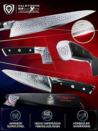 Dalstrong Shogun Series 8" Chef Knife Bundled With 6" Utility Knife & 3.5" Paring Knife #TOP2