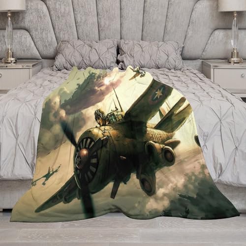 Manta de franela suave mullida cuatro estaciones para cama y sofá 7