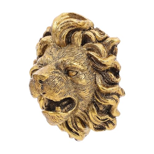 ibasenice Boquilla de Fuente Cabeza León de Resina para Jardín y Estanque Pulverizador de Agua Mural Decorativo Resistente Exterior Accesorio para Terrazas y Fuentes de Agua