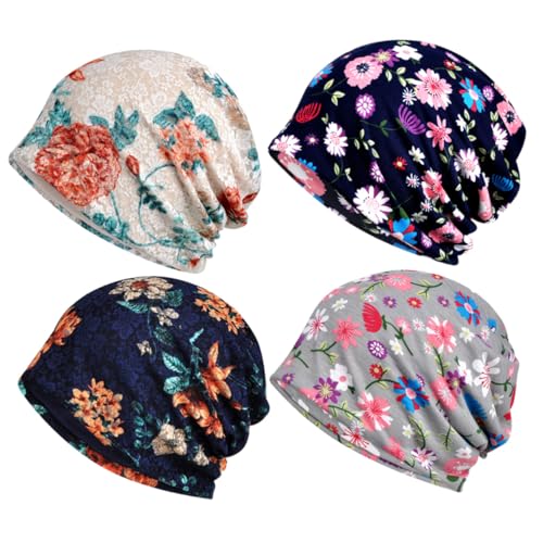 Bonnet de nuit anti cheveux emmêlés en coton fin respirant