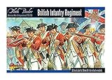 figuras tercios 28mm Se envía sin pintar American Revolutionary War Black Powder: British Infantry Regiment 1776-1783 30 Plastic Toy Soldier Figures (28mm) Assembly Required