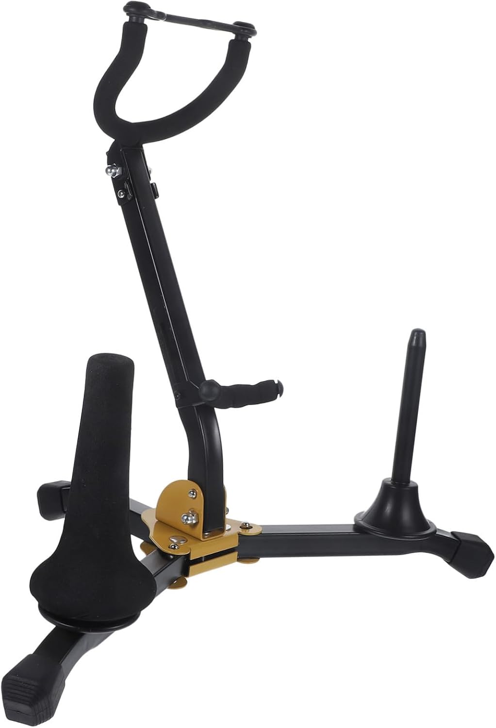 Alto Tenor Saxophone Stand Foldable Sax Holder for Clarinet Flute Portable Lightweight Design Rack for Musicians Sturdy Durable Instrument Support