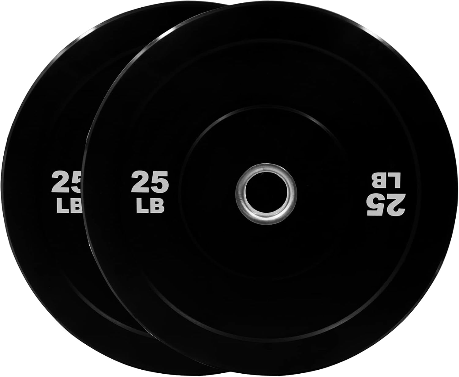Olympic Barbell Weight Plates Set - 10LB 25LB Rubber Plate 2 inch Steel Insert for Strength Training, Weightlifting and Bench Press : Sports & Outdoors