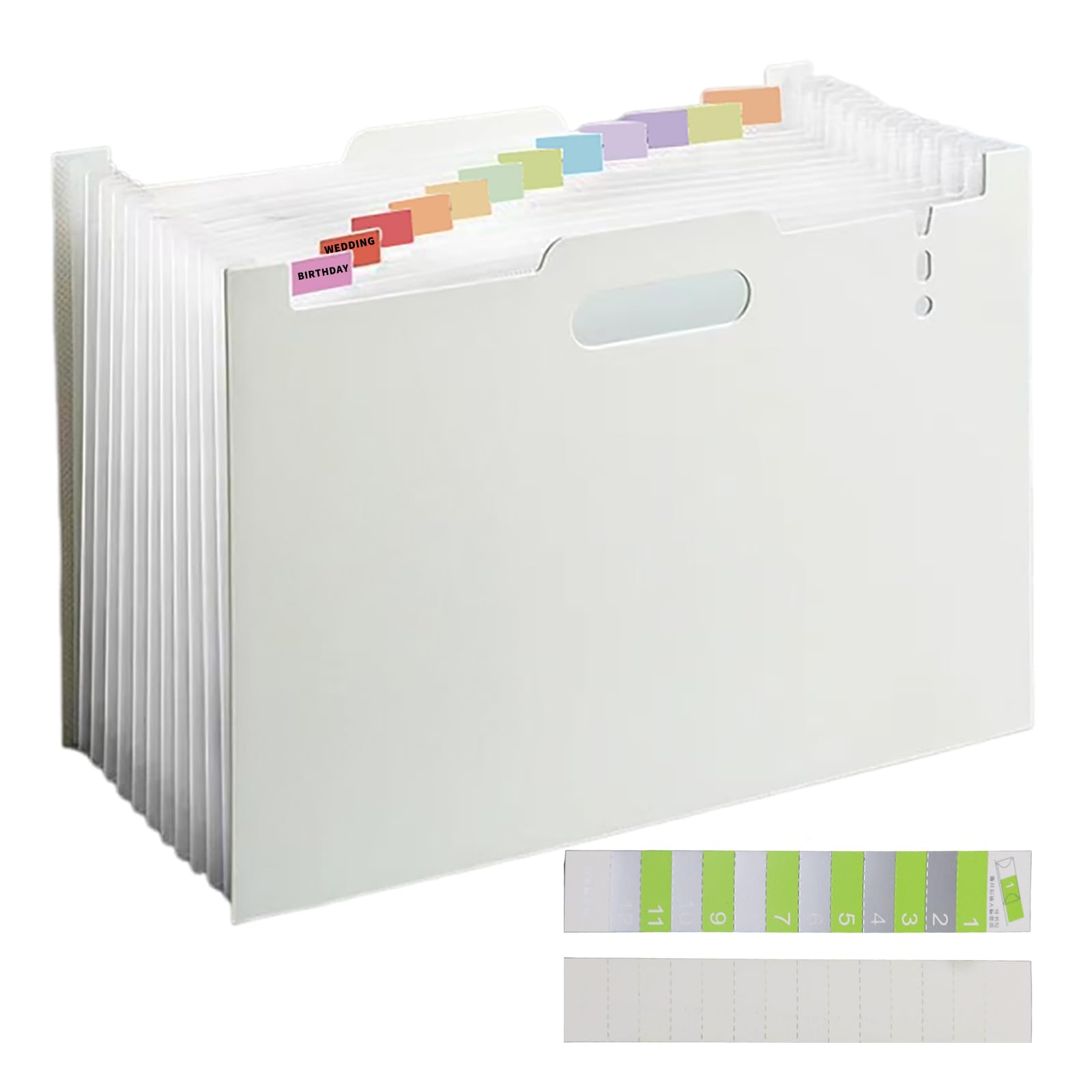 Magiarcana Greeting Card Storage Expanding Organizer,Capacity of 350+cards Family greeting card collector Compatible with graduation card, birthday