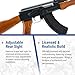 Evike Airsoft x Licensed Kalash AK-Style AEG Airsoft Rifle w/Electric Blowback and Real Wood by CYMA Cybergun