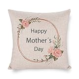 Tamaño estándar: nuestra elegante funda de cojín se adapta a 40 x 40 cm, 45 x 45 cm, 50 x 50 cm. Ideal para decoraciones del hogar de primavera, verano, otoño e invierno