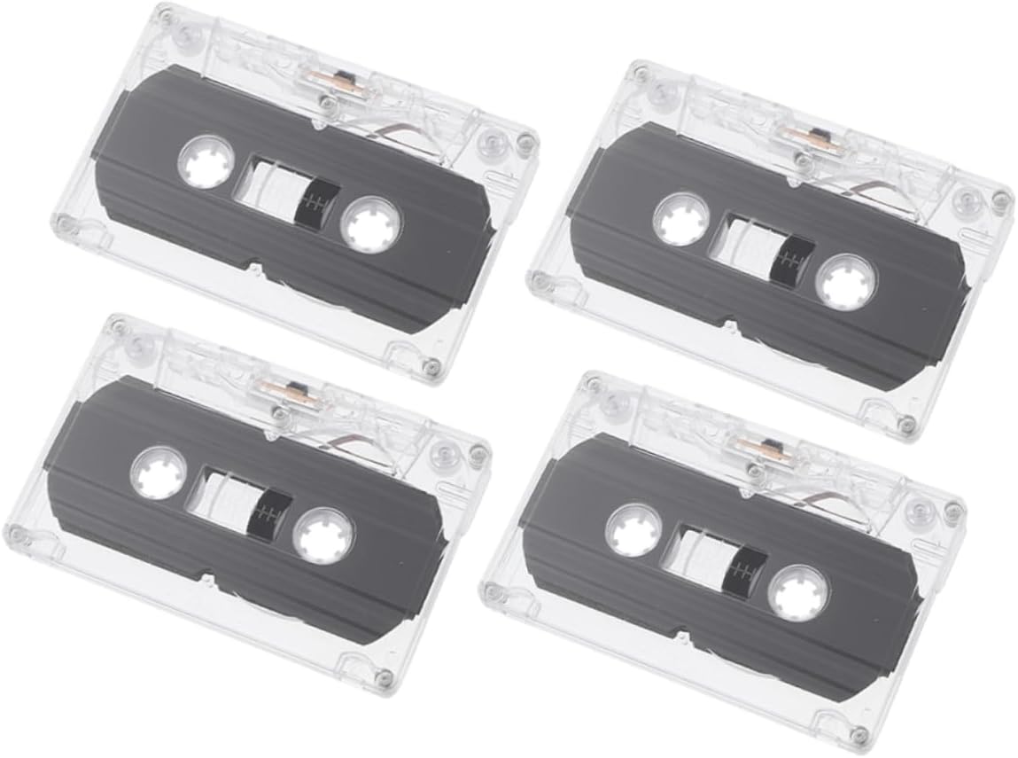 20pcs Blank Audio Cassette Tapes for Recording Retro Empty Magnetic Tapes Case for Projects and Parties