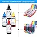 Printer Refill Ink Dye Bottles Kit for PGI-250 CLI-251XL PGI 270XL CLI-271 Cartridges or CISS, for PIXMA MX922, MG5720, TS6020, TS6120, TS5020, MG6820, IX6820, MG5620
