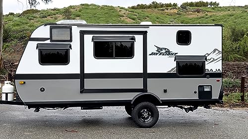 RainBlade RV Window Deflector and Sun Visor (Fits 18-21 inch Wide Window) Smoke by GT Styling - Image 5