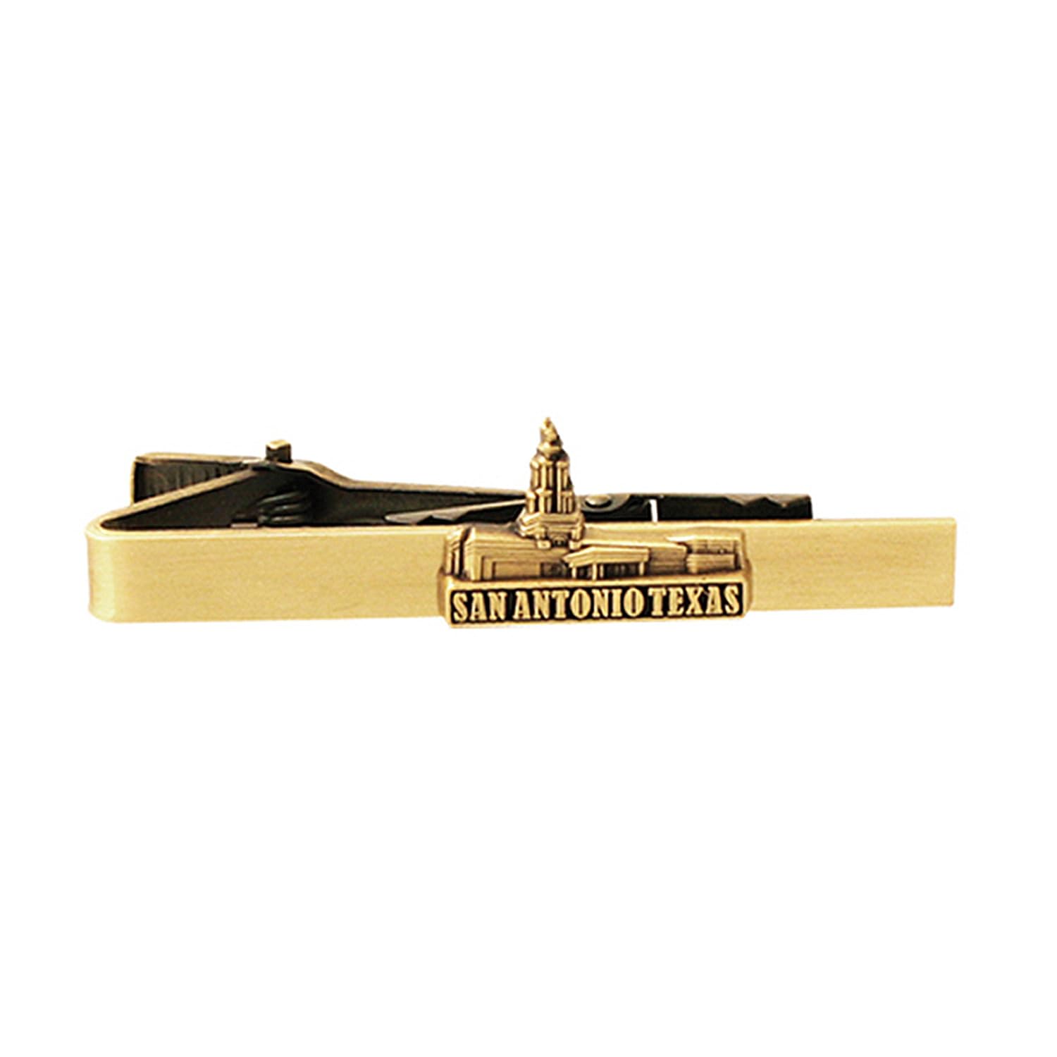 LDS San Antonio Texas Temple Gold Steel Tie Bar - Tie Clip - Priesthood Gift, LDS Missionary, Tie Clip