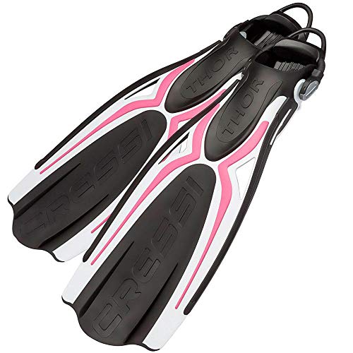 Nadadeira de Mergulho Cressi Thor Ebs Rosa Tamanho 34-36