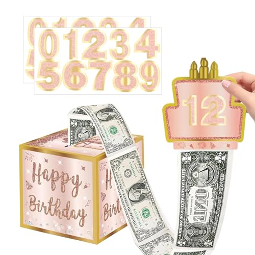 Caja sorpresa de cumpleaños, caja de regalo de cumpleaños, caja de regalo de dinero, caja de regalo de dinero, caja de regalo para tu familia, amigos Caja sorpresa de cumpleaños, caja de regalo de cumpleaños, caja de regalo de dinero, caja de regalo de dinero, caja de regalo para tu familia, amigos