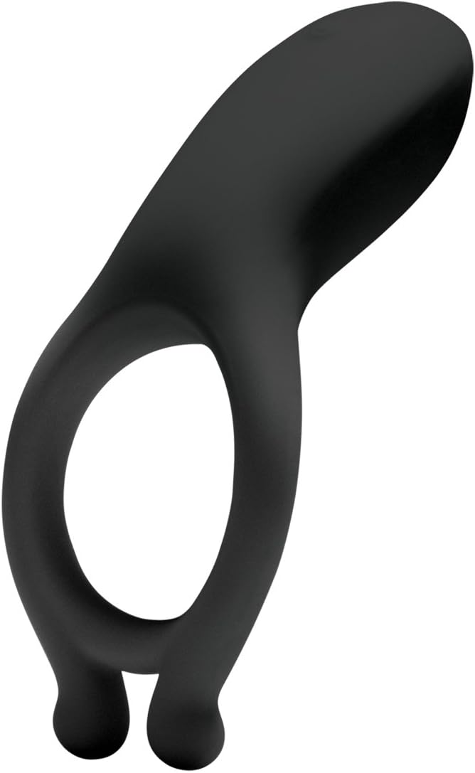 Doc Johnson Optimale - Rechargeable Vibrating C-Ring, Black