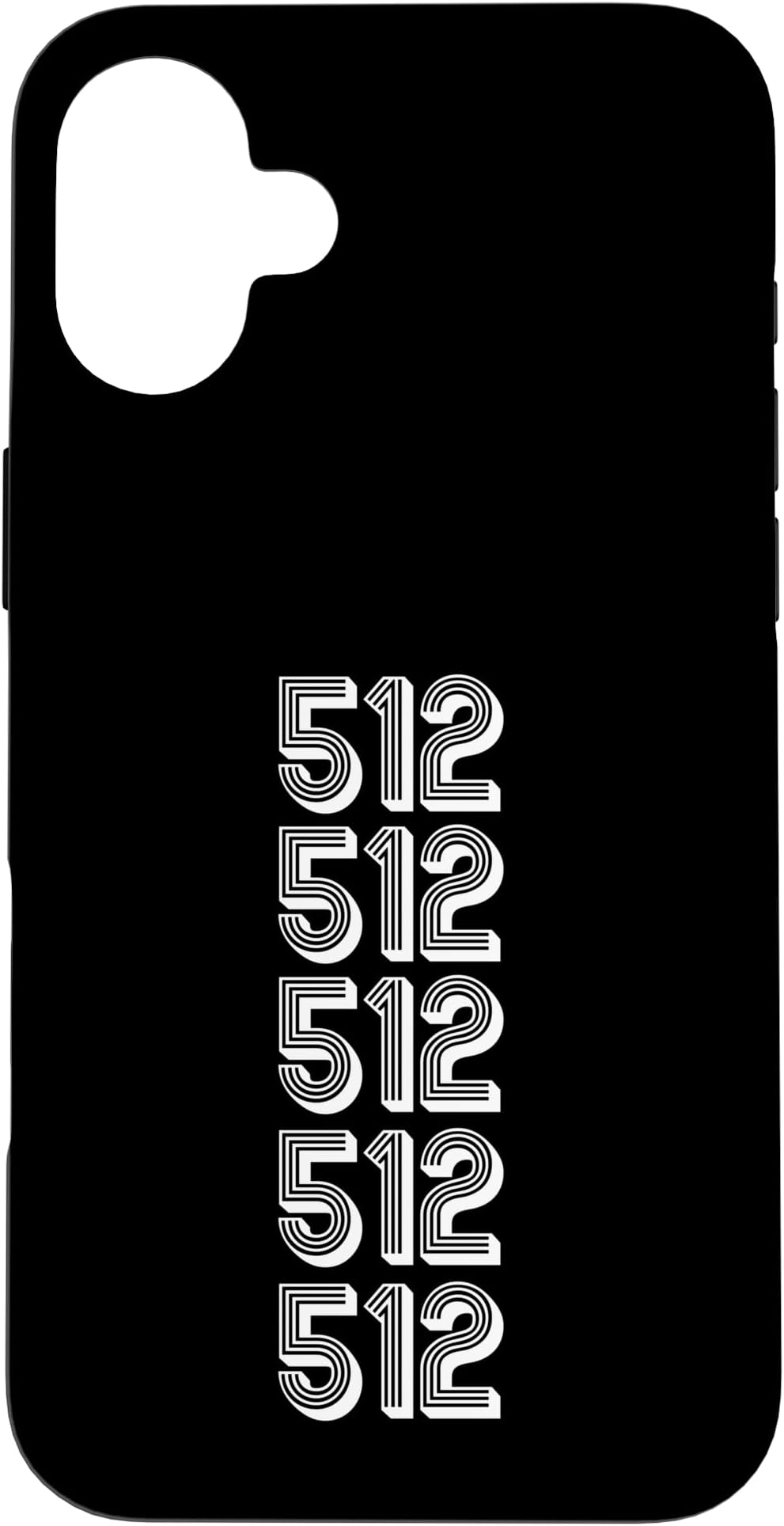 512 Area Code Cincinnati OH Smartphone Case for iPhone 16 Plus