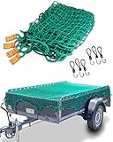 ✔️DIE RICHTIGE GRÖSSE: Das Anhängernetz hat eine Größe von 3 x 2M somit ist es vor allem für Anhänger bis 2000kg zulässiges Gesamtgewicht und einer Größe bis 3 x 2M besonders gut geeignet.