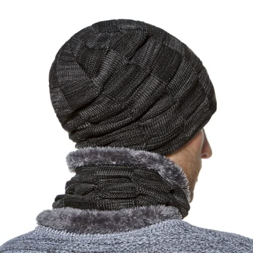Touca e Gola Balaclava Cachecol Proteção Contra Frio Intenso Cor:Preto Escuro;Tamanho:Unico