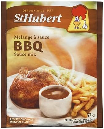 St Hubert BBQ Sauce Mix 57g 3 packs {Imported from Canada}