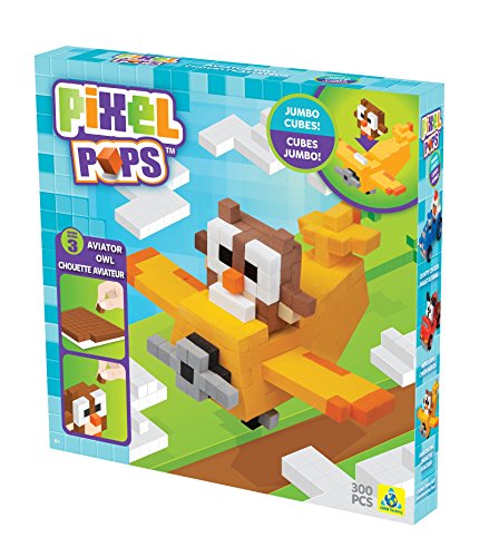 Au Sycomore Orb73565 Pixelpops Jumbo-Juego de Aviador, diseño de búho, Multicolor