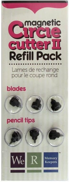 Tools and Accessories We R Memory Keepers Magic Circle Cutter II Blade and Pencil Refill