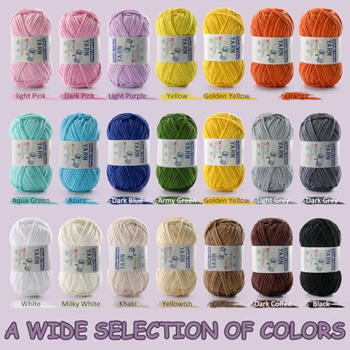 Image of 4 Pac Chenille Yarn for Crocheting - Blanket Yarn for Crocheting - Fluffy Yarn for Crochet, Baby Yarn for Crocheting Soft Blankets Weight Per Roll 50g /1.76oz, Length 60m /65yard (Dark Grey)