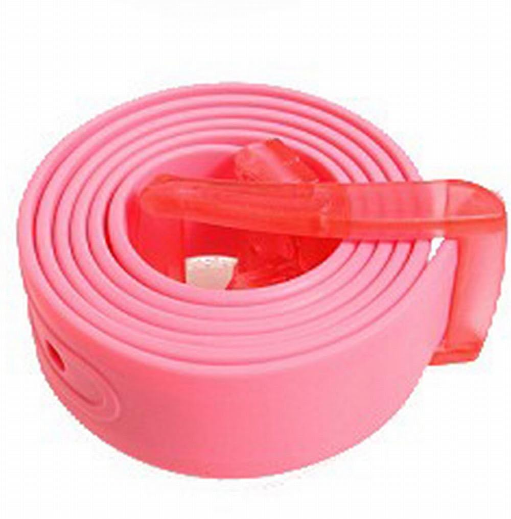 シリコン ラバー ベルト 雷 でも 大丈夫 ゴルフ アウトドア で 活躍 (ピンク)