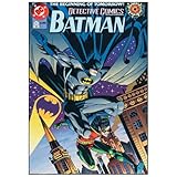 Gertmenian Warner Bros DC Comics Indoor Area Rug - 4x6 Large, Non-Slip, Ideal for Children in Bedroom, Game Room, Classroom, Nursery, or Play Area - Batman Cover, Multicover, 49063