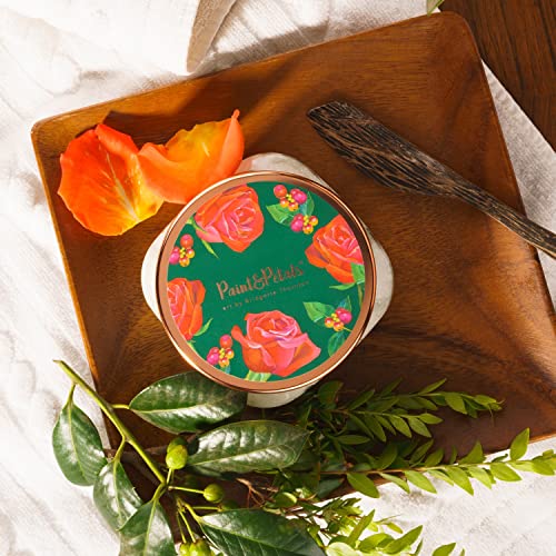 Paint&Petals Cranberry & Rose Scented Body Scrub, Provides A Radiant Glow With Exfoliating Salt & Sugar Crystals, Nourishes Skin With Shea Butter, A Chic Addition To Any Bathroom, 10.6 Oz #TOP3