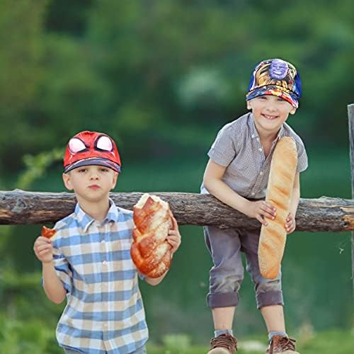 Avengers Hat Kids 2 pcs Kids Sun Hat UV Protection Kids Summer Hat,Peaked Cap for Children for Boys & Girls Baseball Cap Children's Birthday with Velcro Fastening