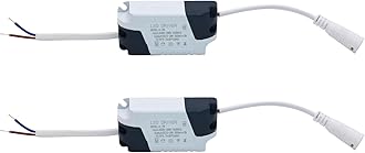 8~12W LED Driver 300mA Constant Current High Power AC 85-265V Output 24-48V DC Female Connector with Clip, External Power Supply LED Ceiling Lamp Rectifier Transformer