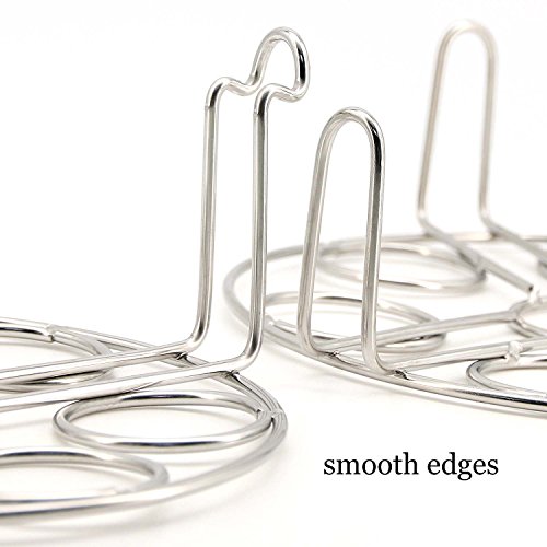 Stainless Steel Egg Steamer Rack,Stackable Steamer Trays 2 Pack Combo For Eggs And Food. Food Stainless Steamer Rack For Instant Pot, Pressure Cooker, Boiling Pot(2 Pcs) #TOP5