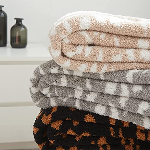 Adorila Leopard Throw Blanket For Couch Bed Sofa Chair, Super Soft Cozy Blanket, Brown Cheetah #TOP4