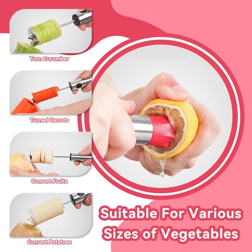 Vide-courgettes et légumes en acier inoxydable durable - 6