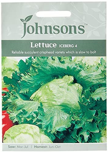 Johnsons 13423 Vegetable Seeds, Lettuce Iceberg 4